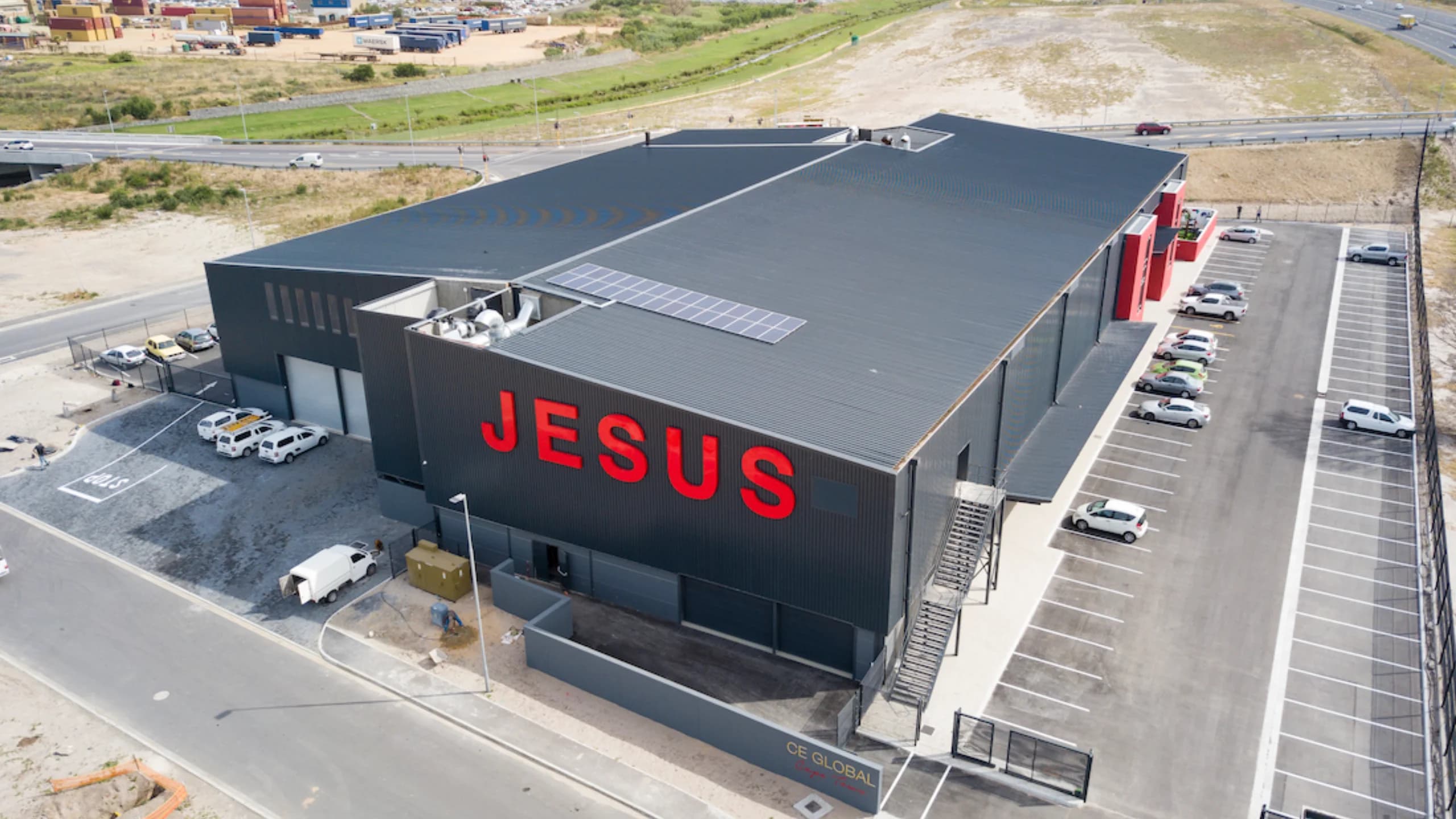 LEMCO industrial steel structure for CE Global and Apollo Air warehouse in Stikland Cape Town
